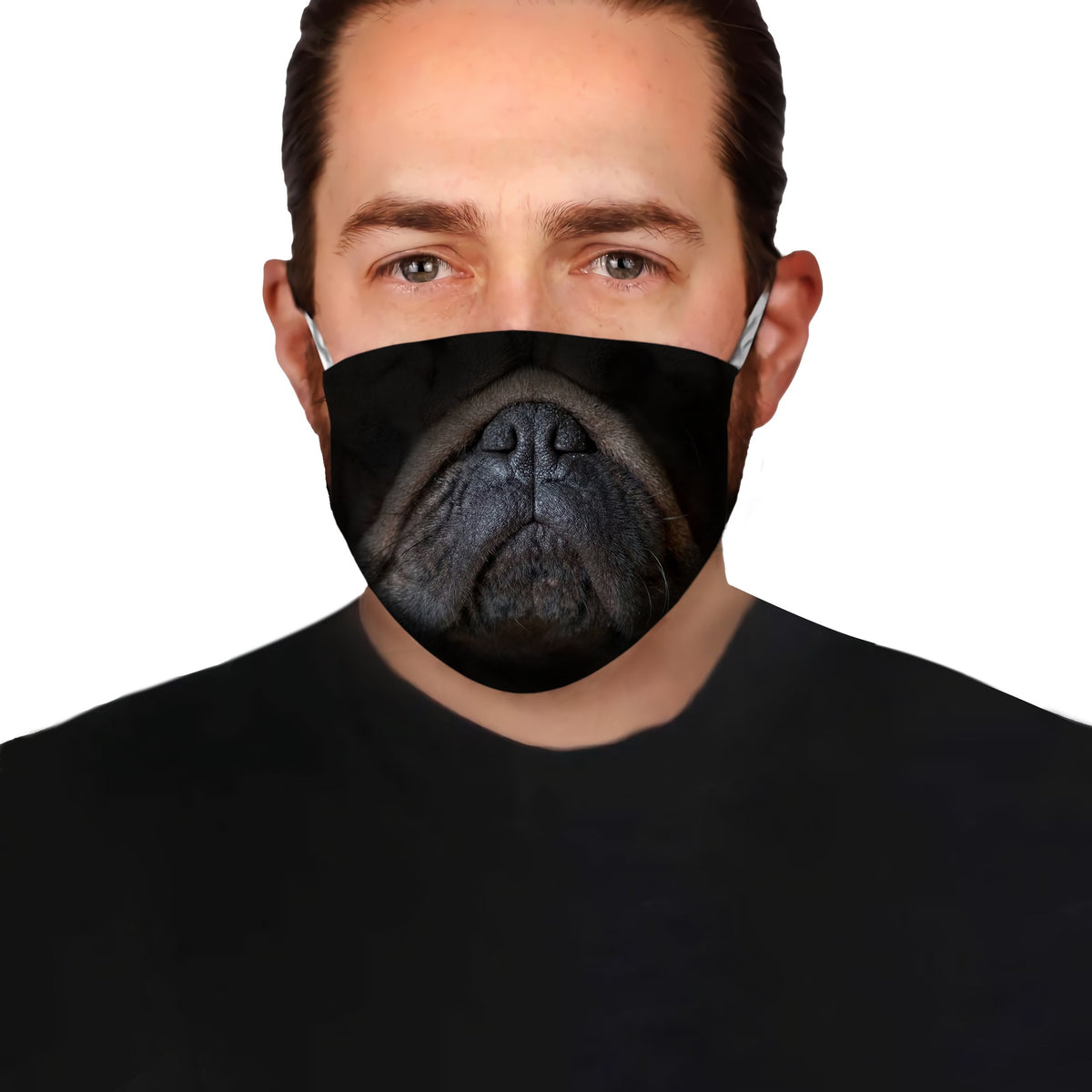 Pug Face EZ01 Face Mask