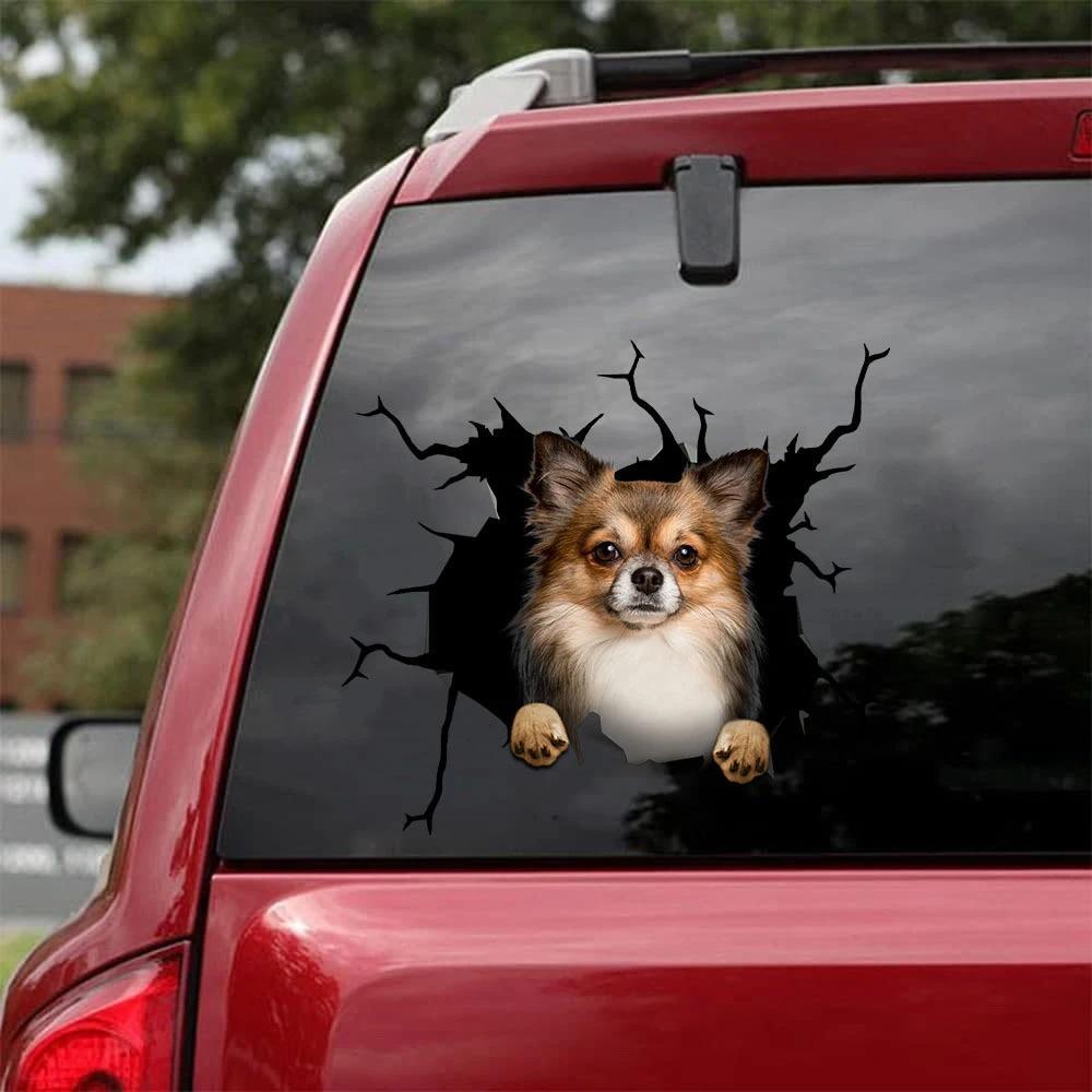 CHIHUAHUA CRACK STICKER DOGS LOVER 9