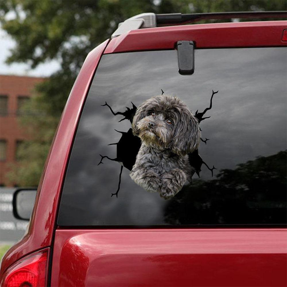 SHIH TZU CRACK STICKER 18