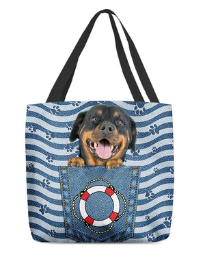 rottweiler1 On Board-Cloth Tote Bag