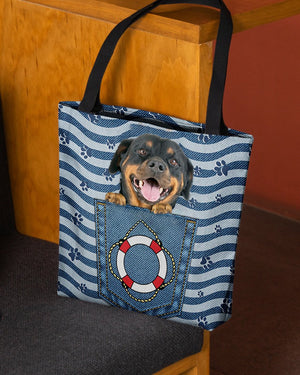 rottweiler1 On Board-Cloth Tote Bag