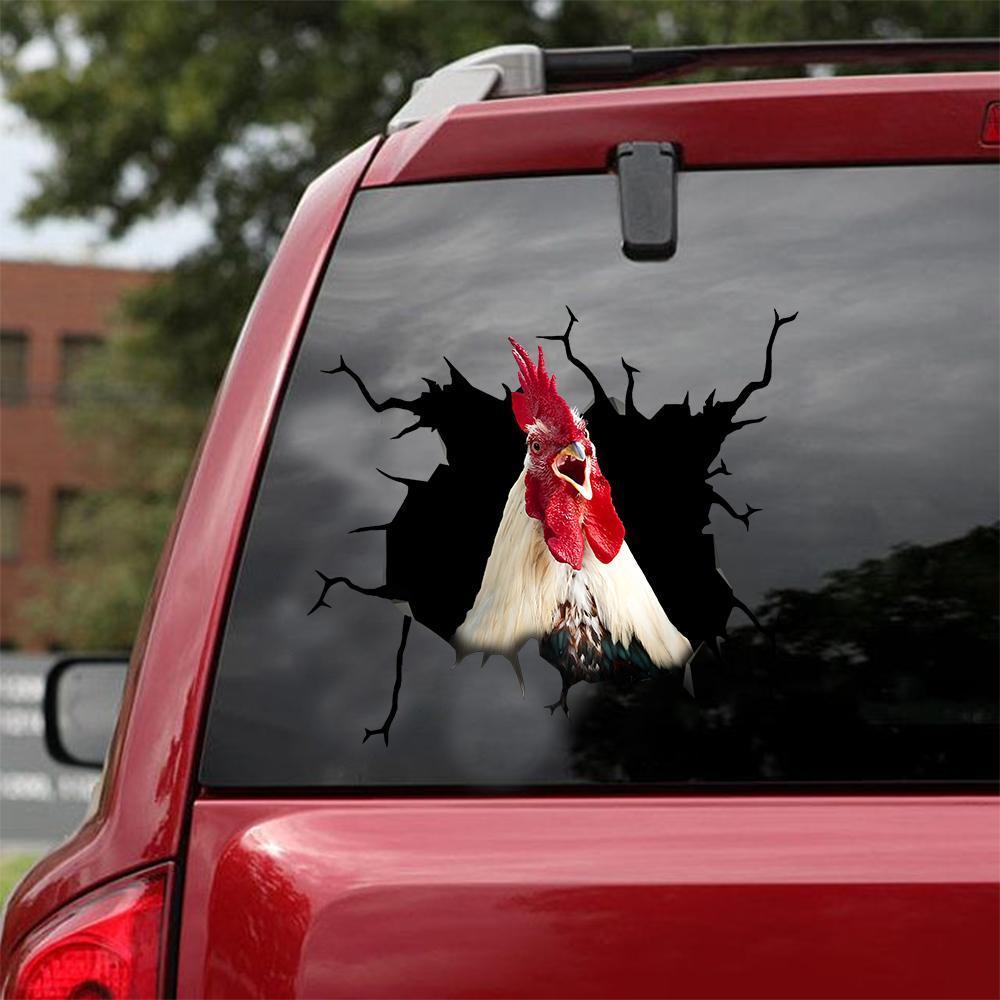 CHICKEN CRACK STICKER POULTRY LOVER 4