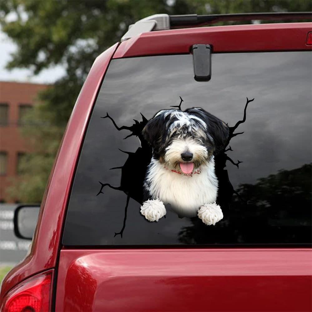 HAVANESE CRACK CAR STICKER DOGS LOVER 7