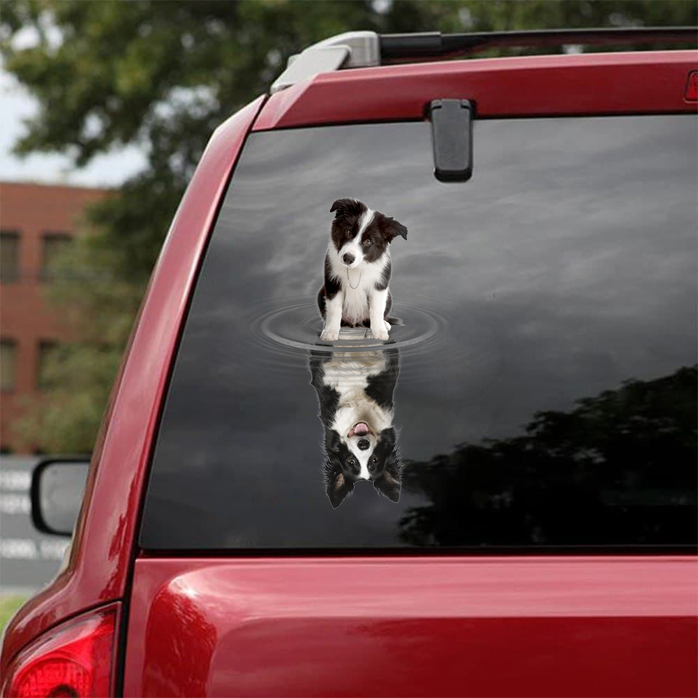 Border Collie Car Sticker, Toilet Sticker, Fridge Sticker 30