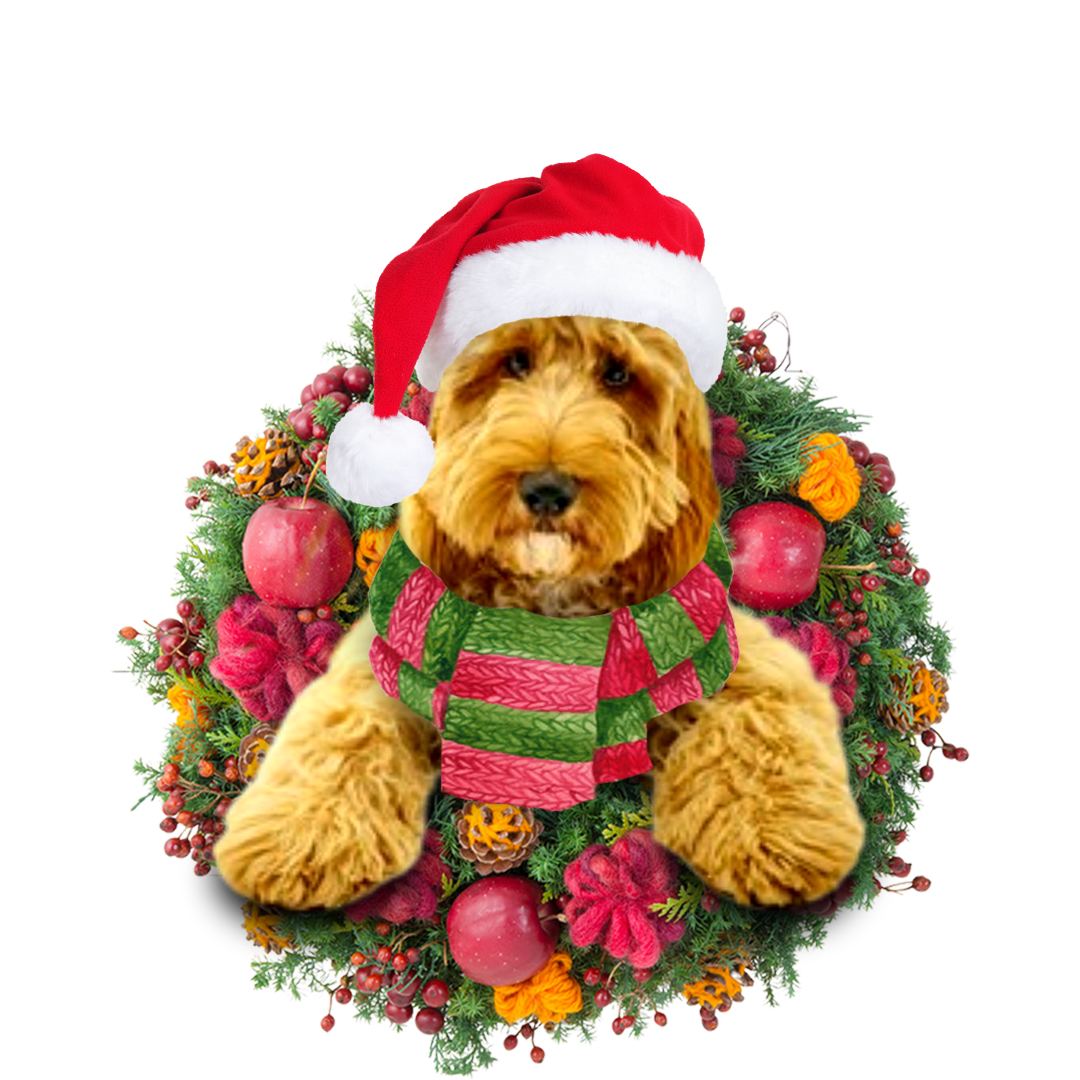 Cockapoo Christmas Ornament