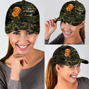 Toy Poodle2 Camo Cap