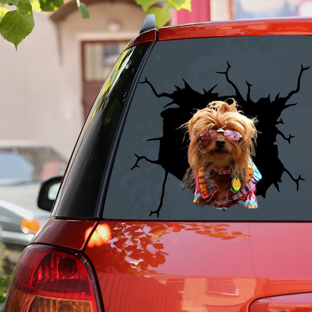 Yorkshire Terrier Car Sticker Lover 7