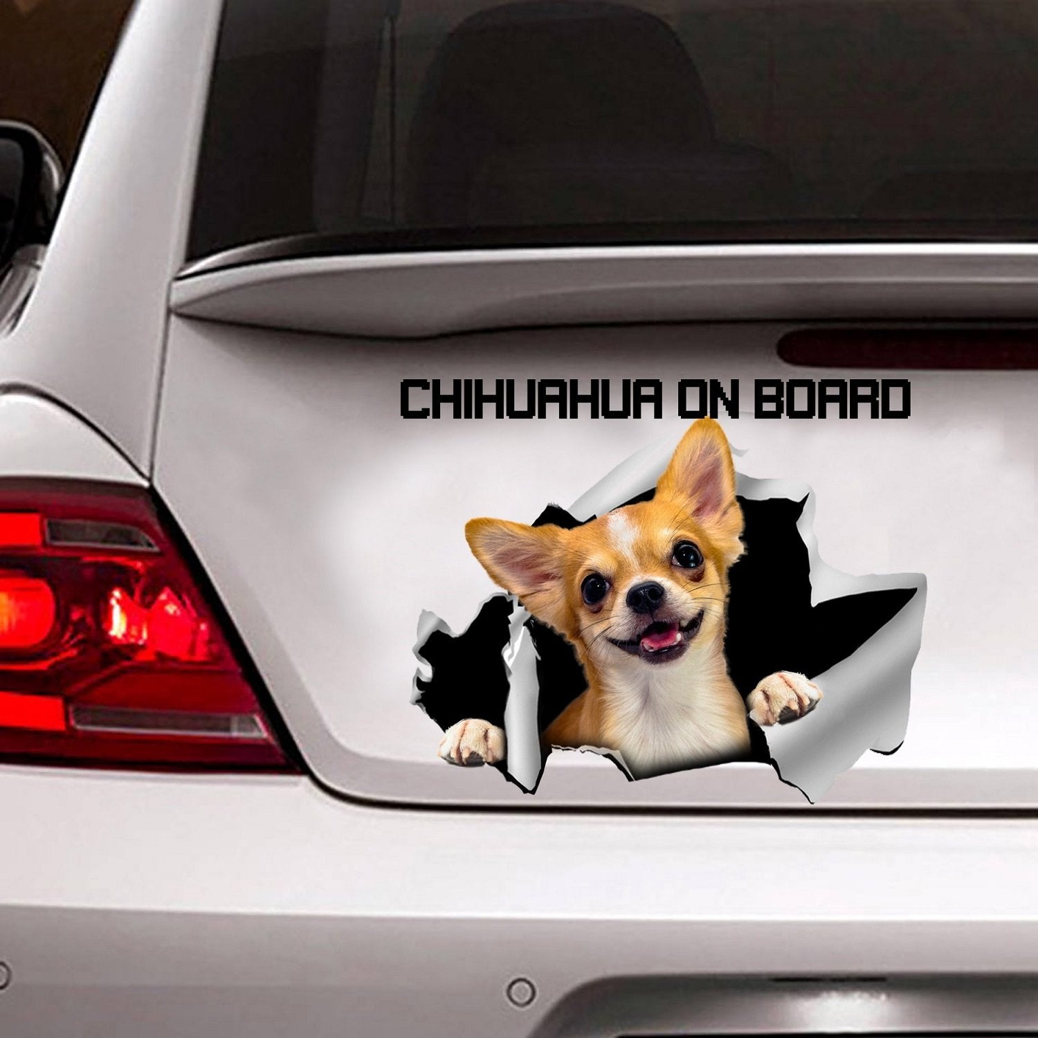 Chihuahua On Board Sticker