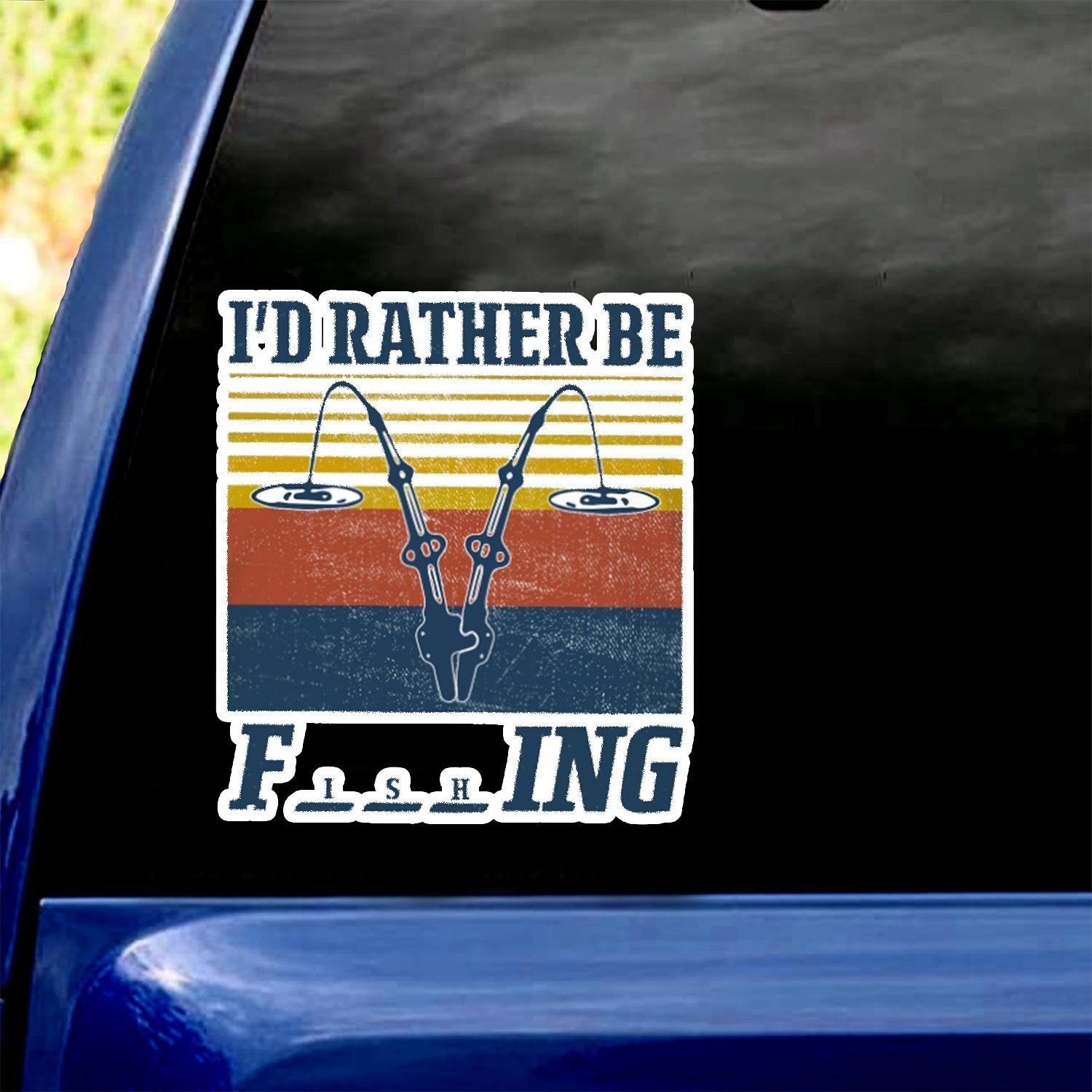Funny Fishing Sticker 12