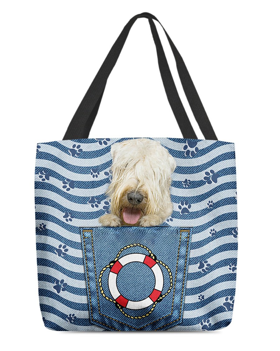 wheaten terrier On Board-Cloth Tote Bag
