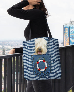 wheaten terrier On Board-Cloth Tote Bag