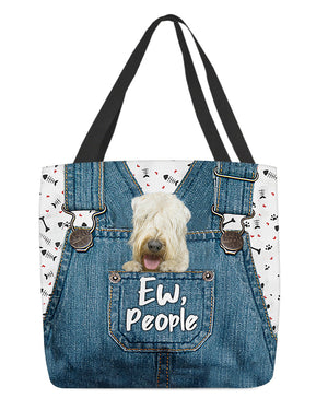 Wheaten terrier-EW people-Cloth Tote Bag