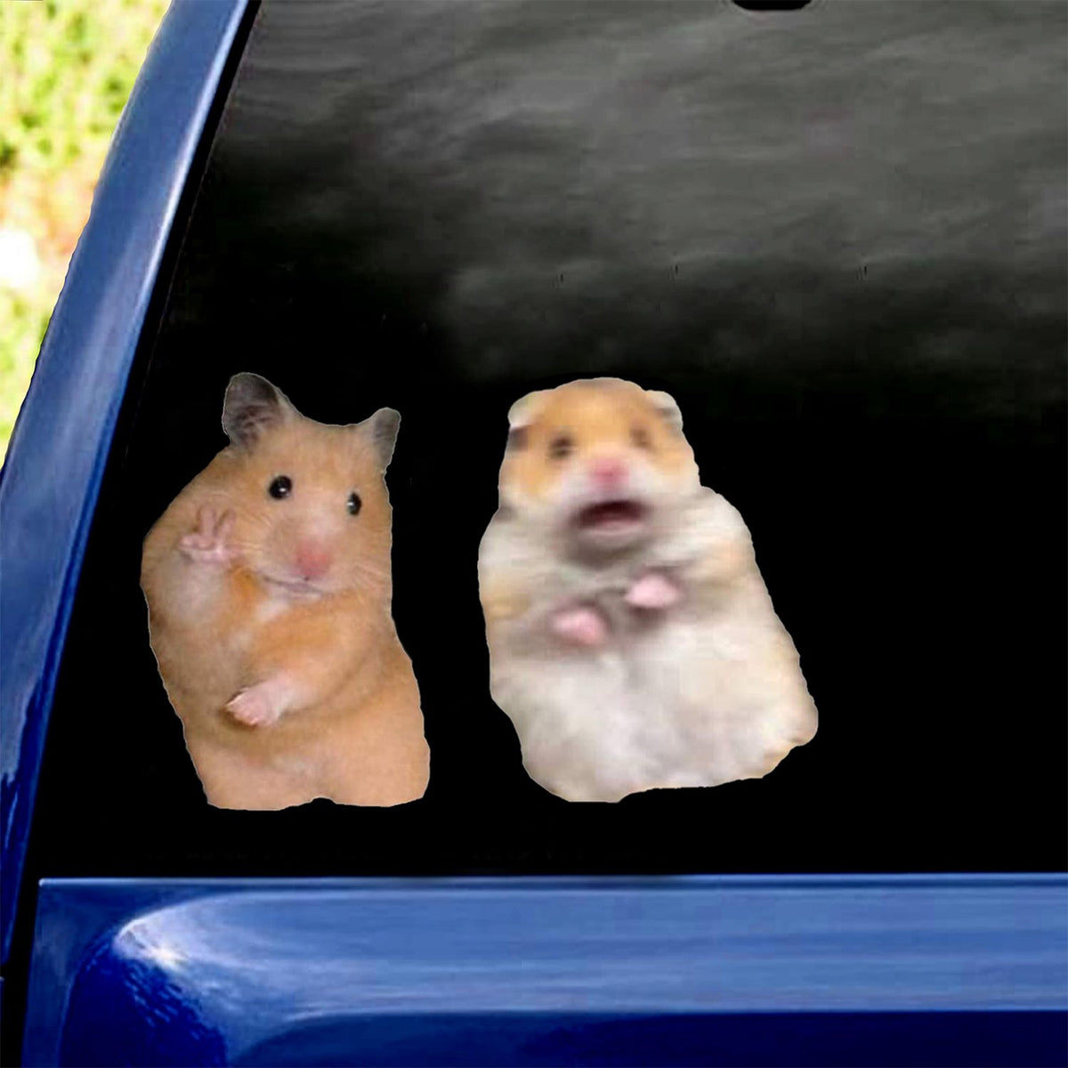 Funny Hamster Car Sticker