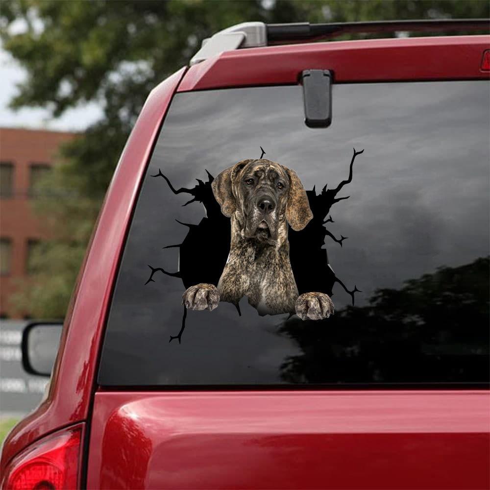 Great Dane Crack Sticker Dogs Lover 11