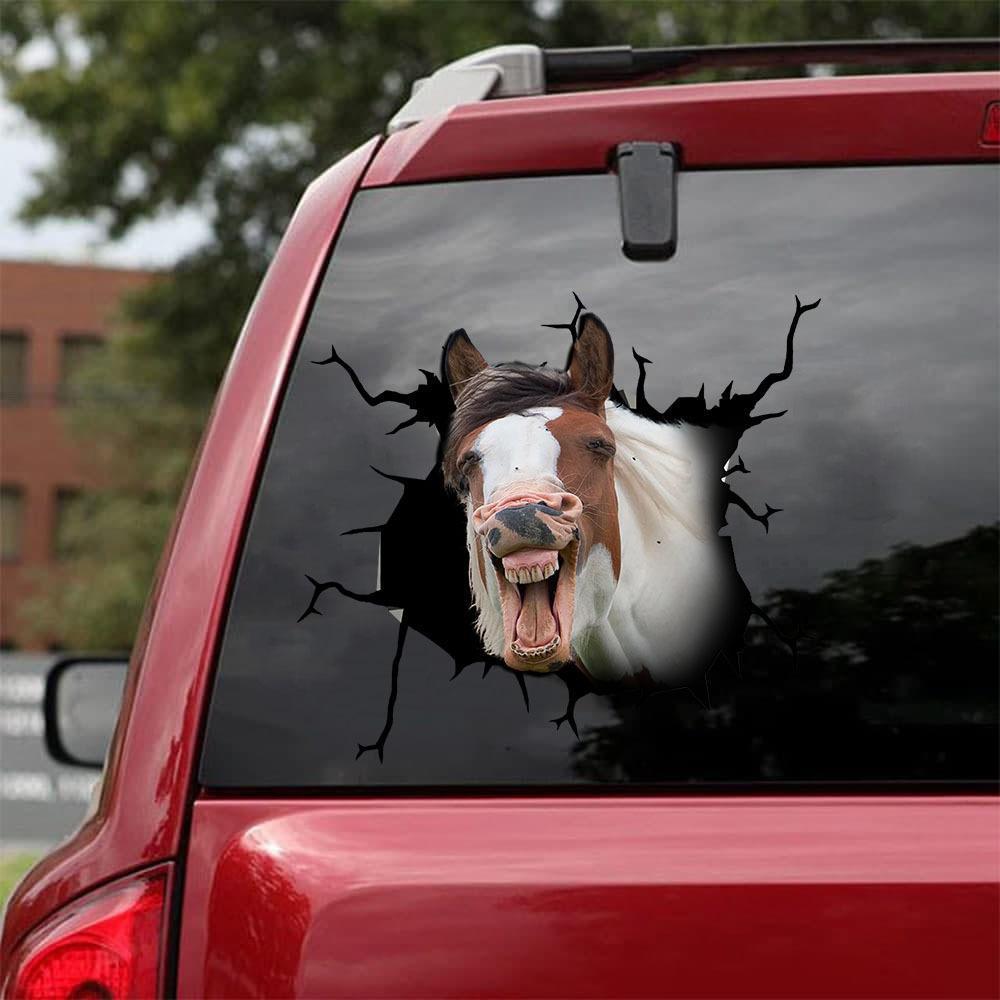 Horse Crack Car Sticker Cattle Lover (42)
