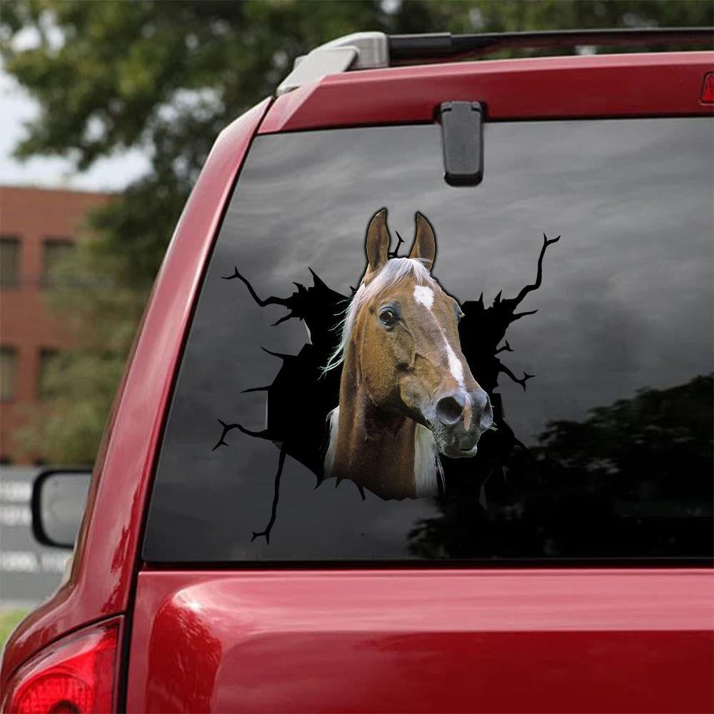Horse Crack Car Sticker Cattle Lover (12)