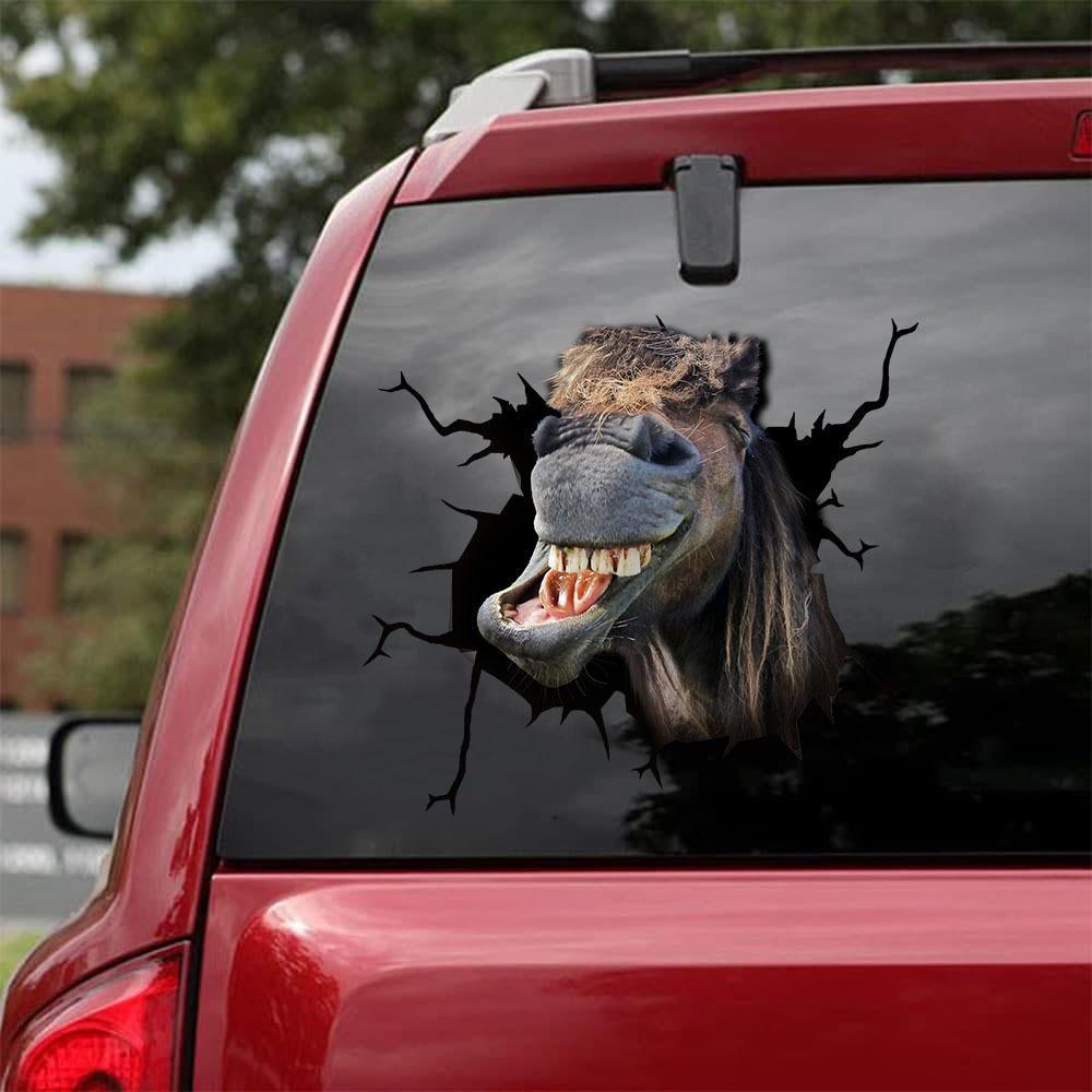 PONY HORSE CRACK STICKER CATTLE LOVER